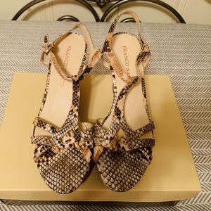 Franco Sarto Python 3” Wedges